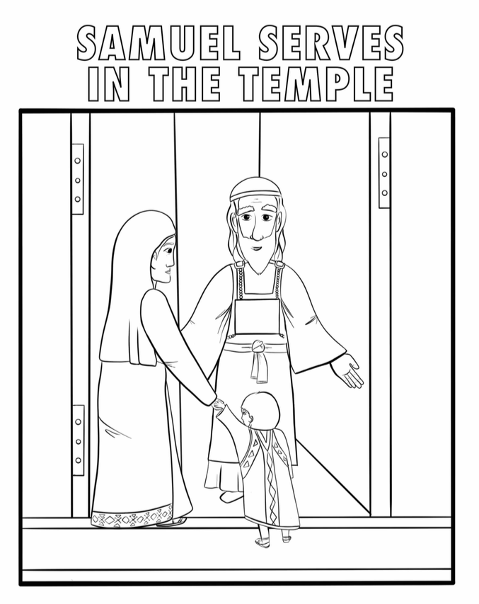hannah take samuel to serve in the temple