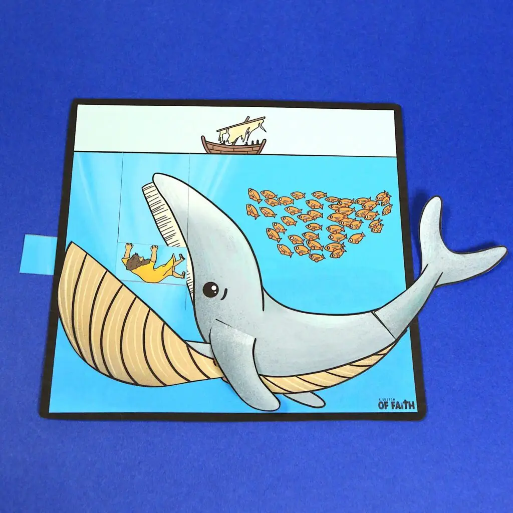 Jonah and the whale bible craft