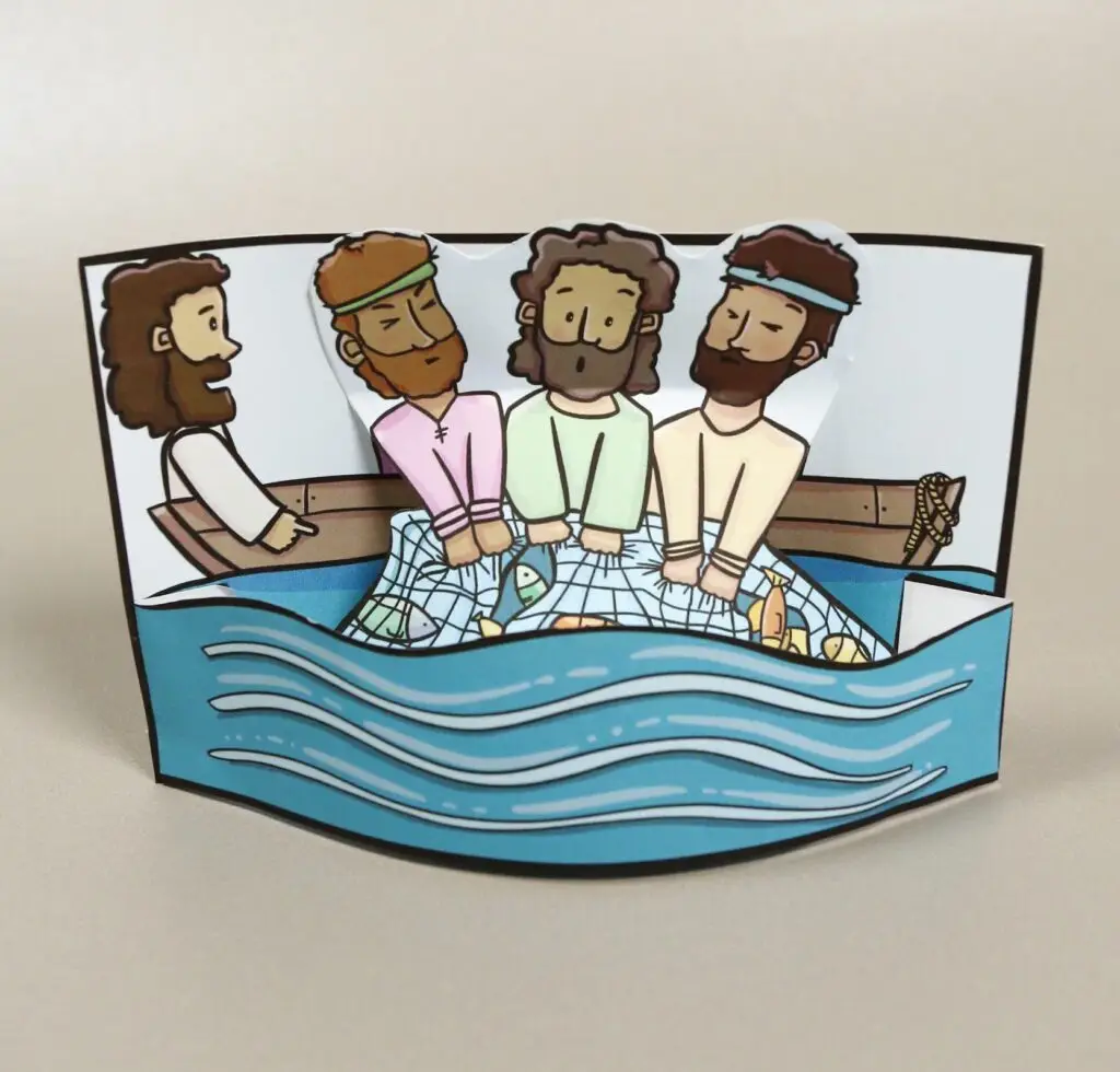 Luke 5 fishing Bible craft