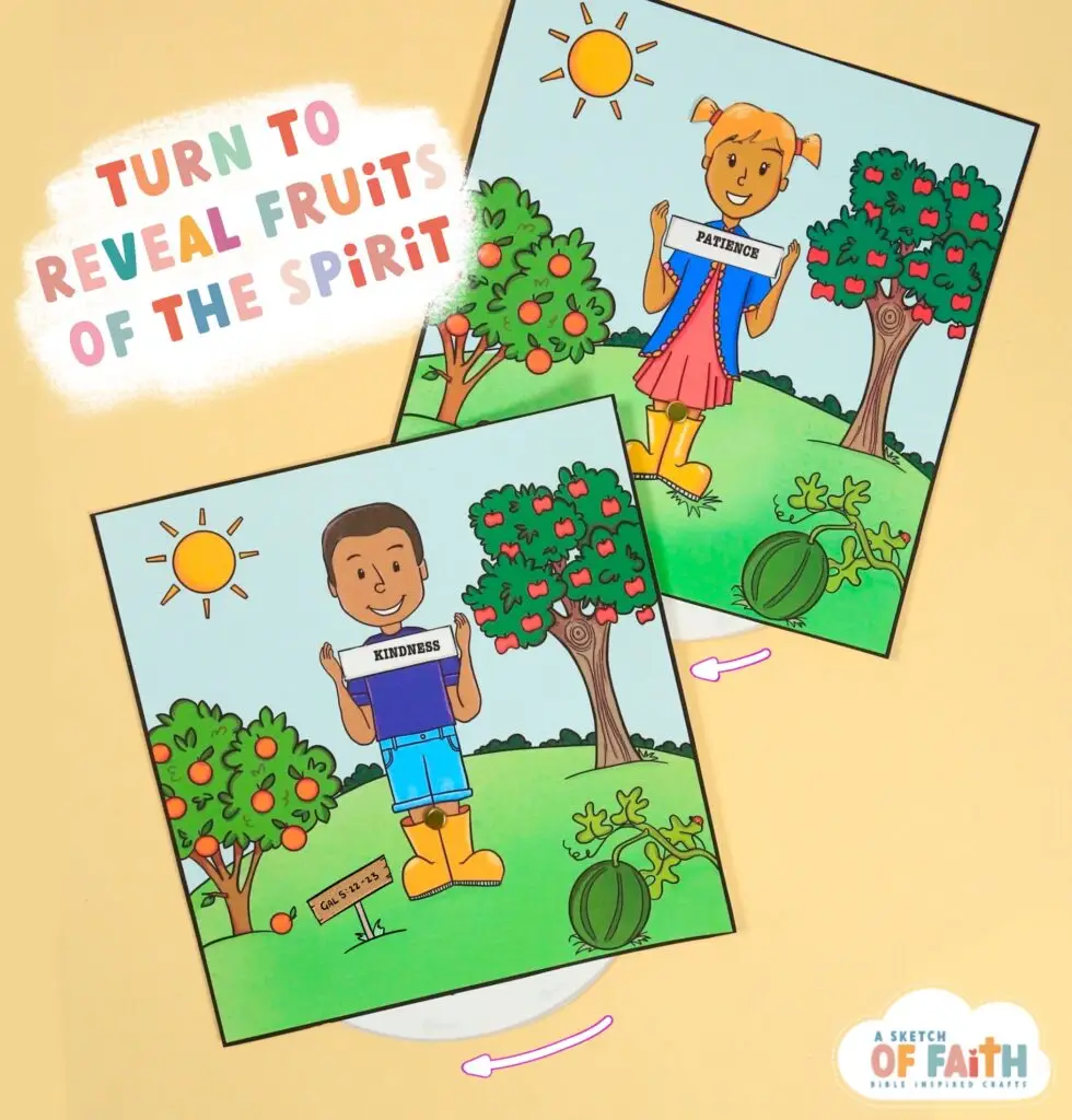 Bible craft fruits of the Spirit 1