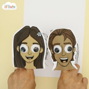 Adam and Eve Finger Puppets Craft – Easy Bible Crafts for kids