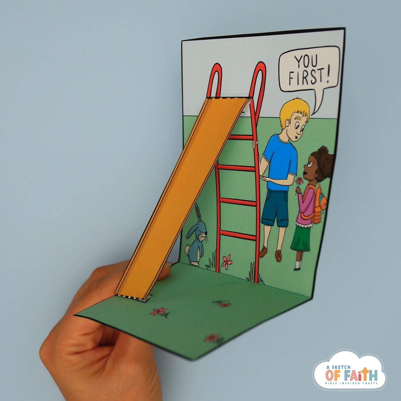 Putting Others First – Easy Bible Crafts for kids