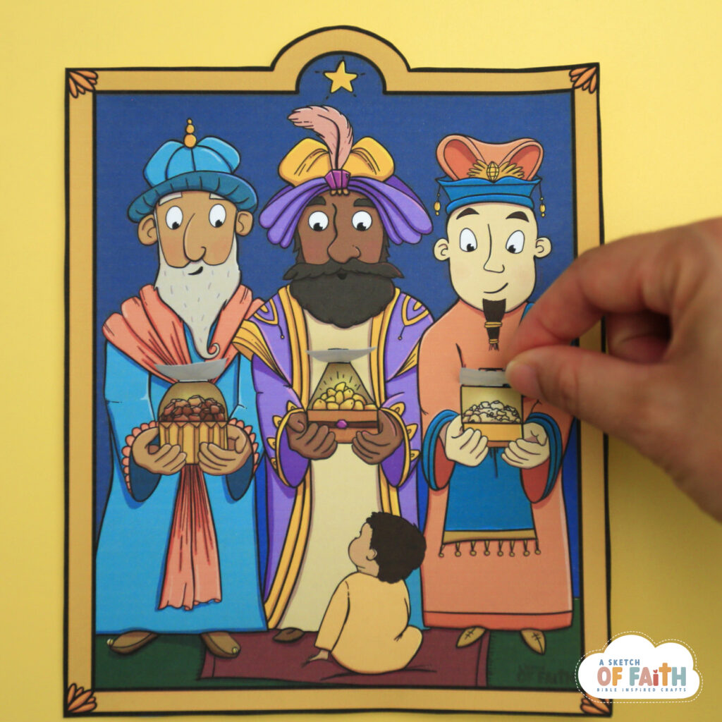 Wise men activity with Jesus craft 2