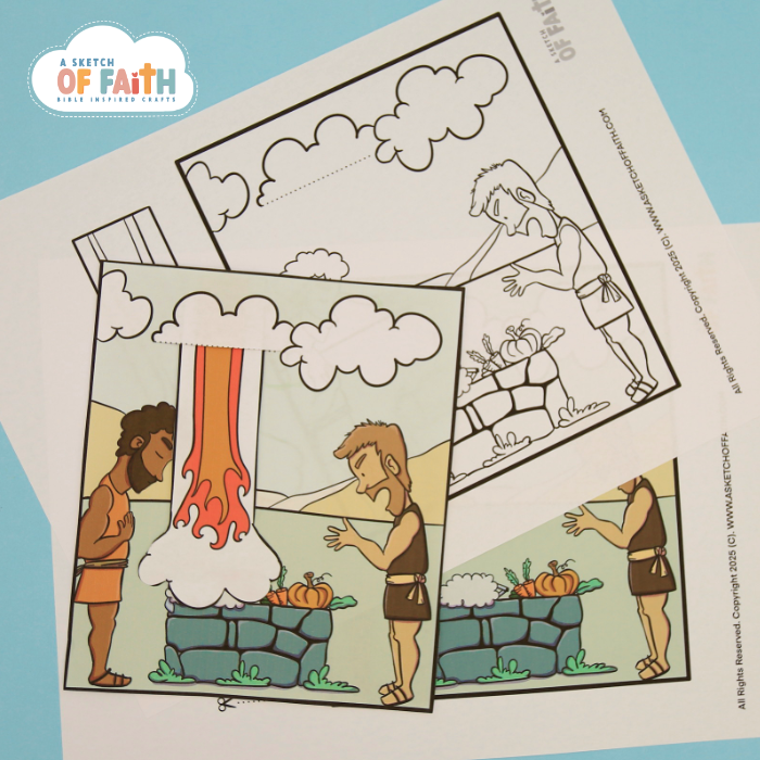 Cain and Abel Bible Craft for kids