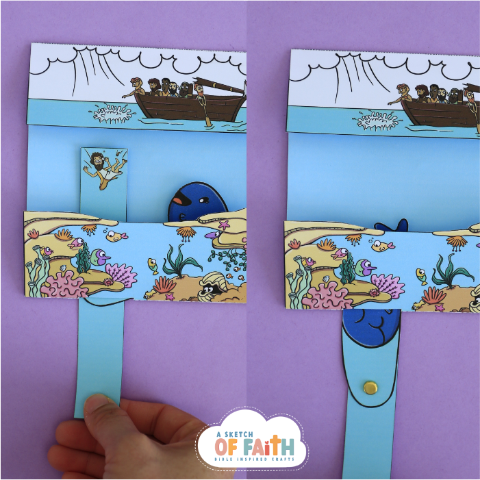 Jonah Bible craft for kids