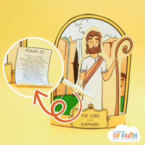 The Lord i my shepherd Bible Craft Psalm 23