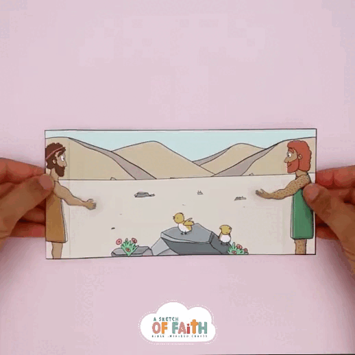 Esau forgive jacob craft for kids
