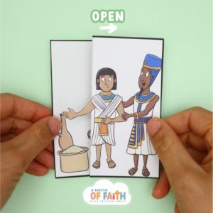 Joseph works for Potiphar Bible craft template