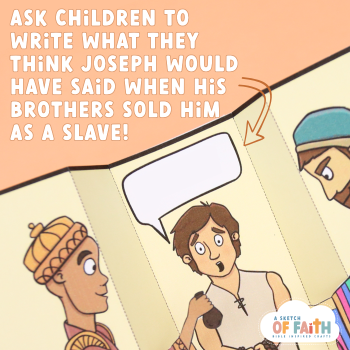 Joseph and his brothers Bible craft