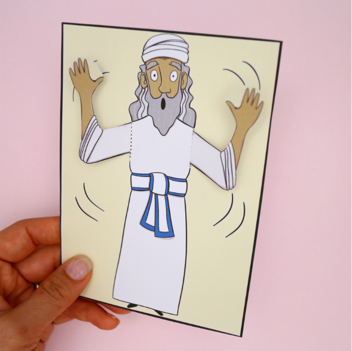 Zechariah cant speak bible craft for kids easy