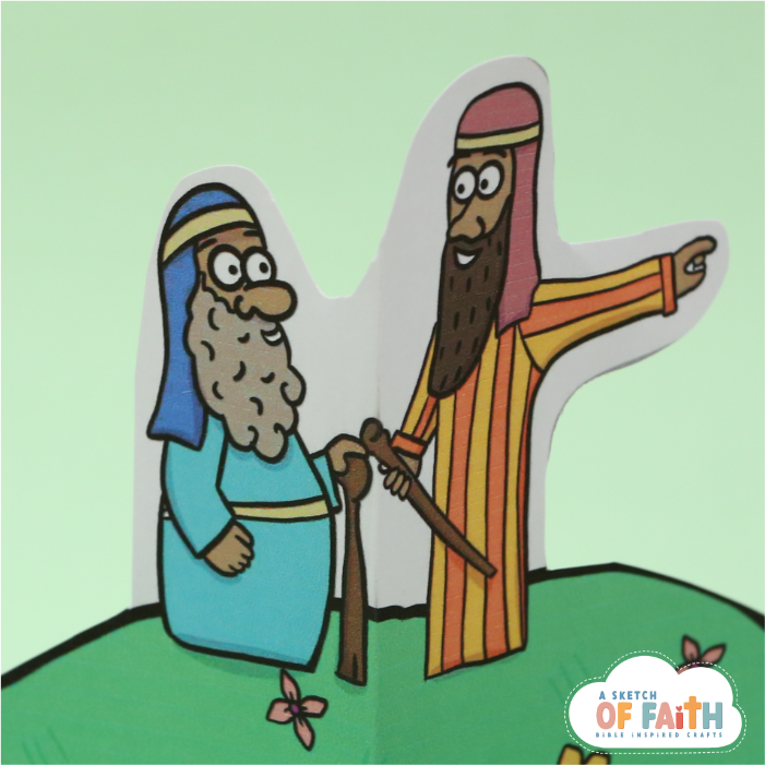 Abram and lot Bible craft