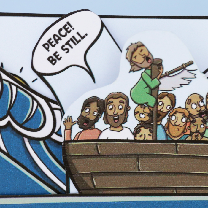 Jesus moving Bible craft for kids