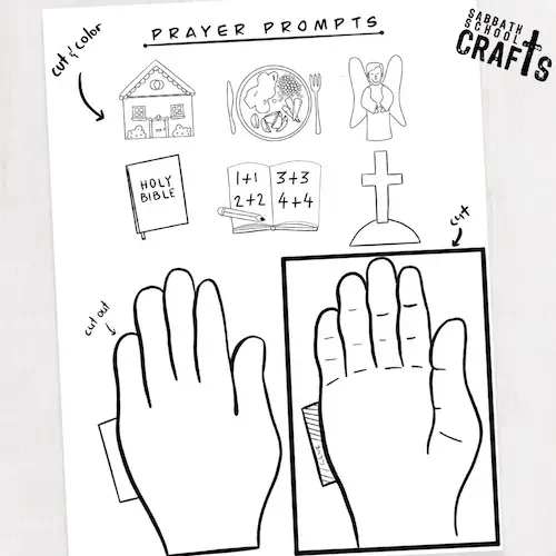 printable prayer craft