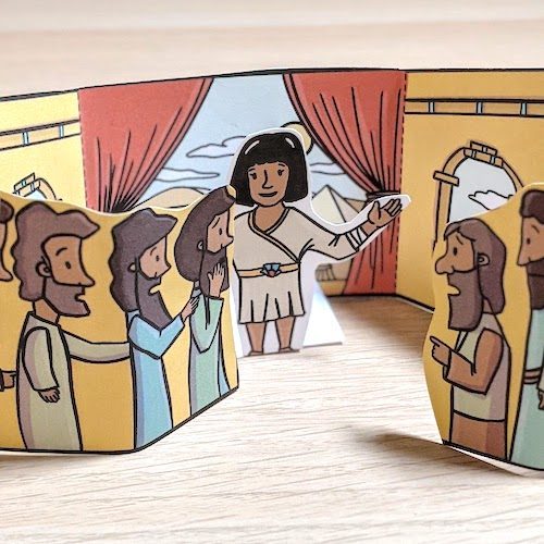 Joseph in egypt bible craft for kids 2