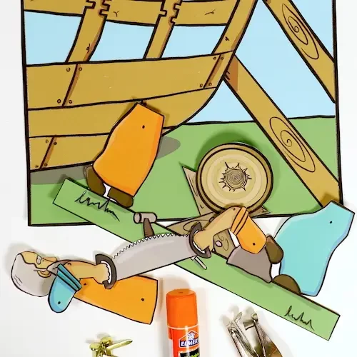 noah build the ark craft for kids fun