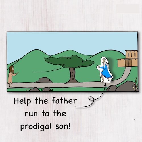 Parable of the Prodigal Son Easy Bible Crafts for kids